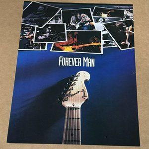 ERIC CLAPTON - Fender Guitars - FOREVER MAN - 1993 Print Advertisement